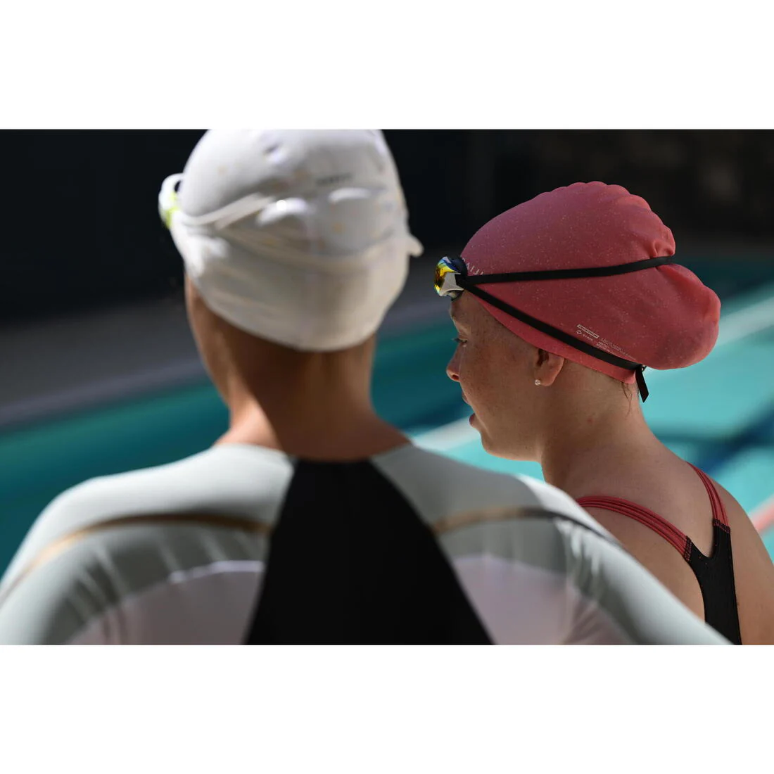 Silicone swimming cap - one size - long hair - Image 6