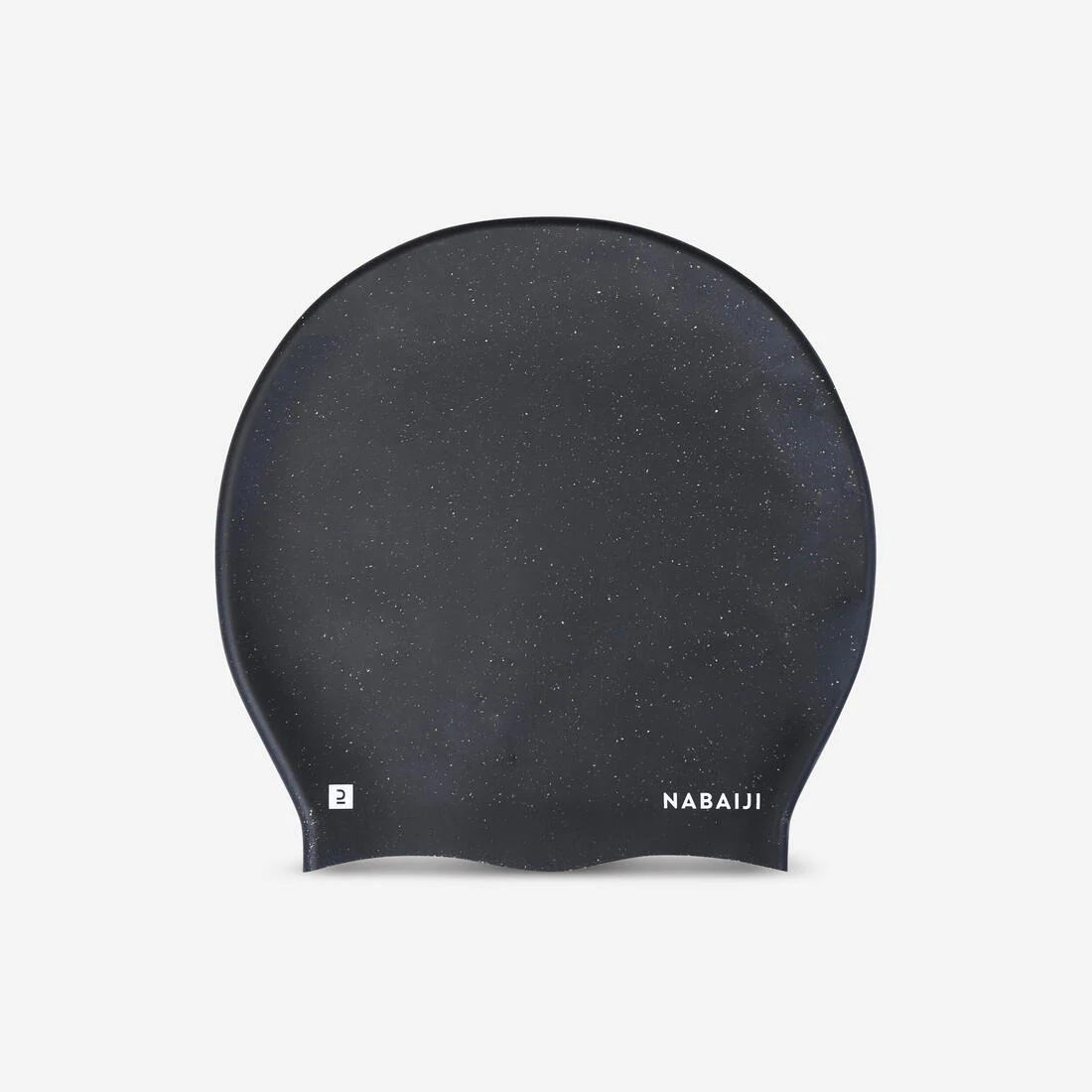 Silicone swimming cap - One size - Thick hair - Black