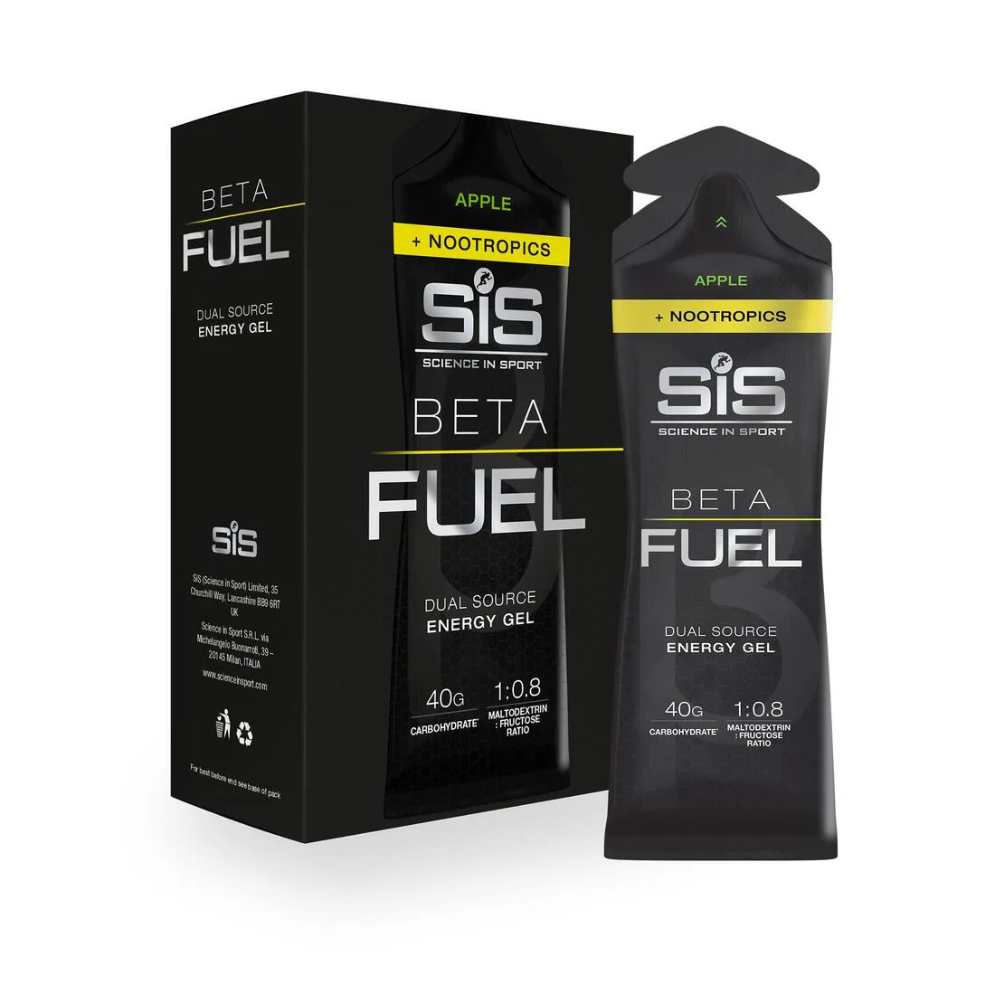 SIS Gel Beta Fuel + Nootropics (Apple) – 60ml