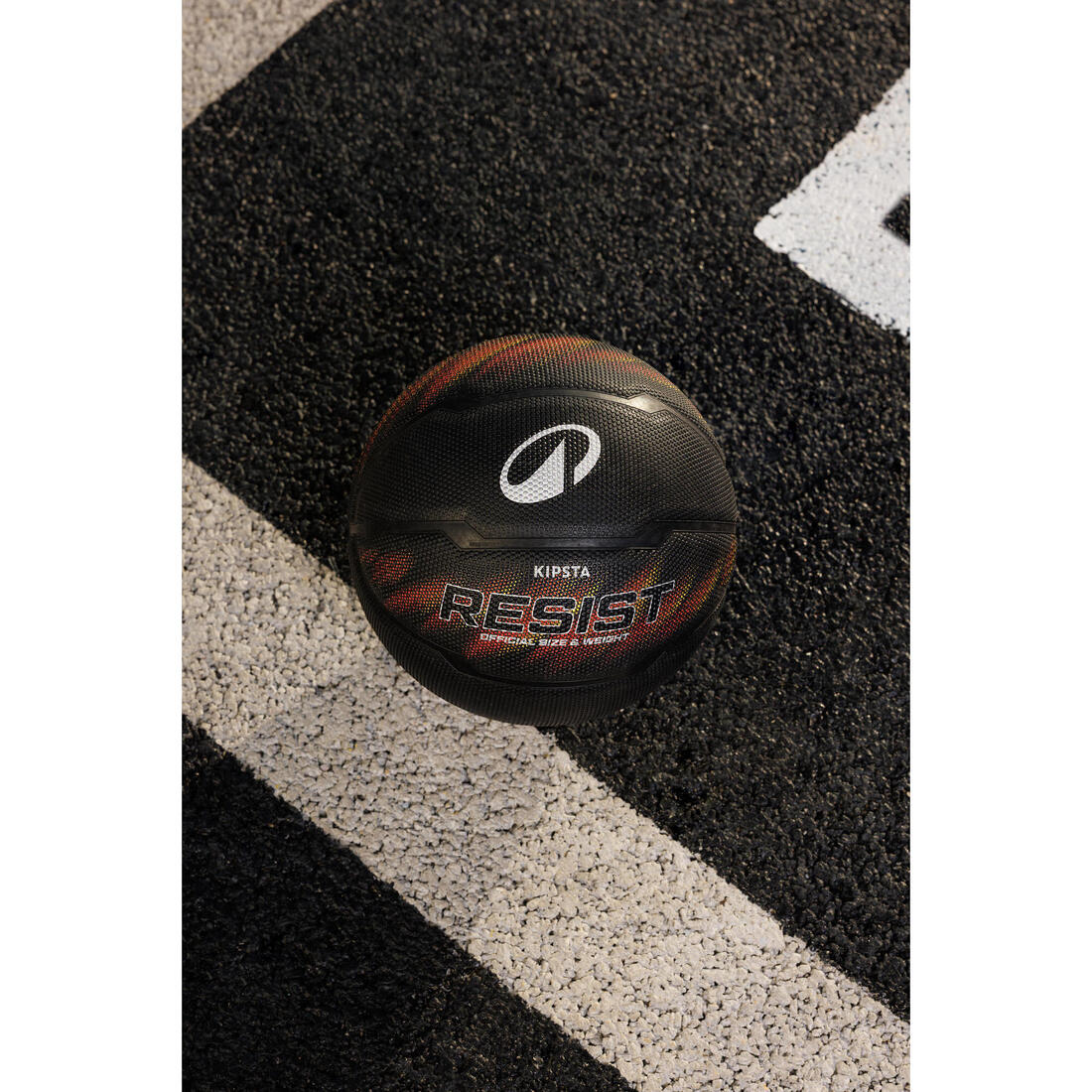 Size 5 Basketball Resist R500 - Black/Orange - Image 6
