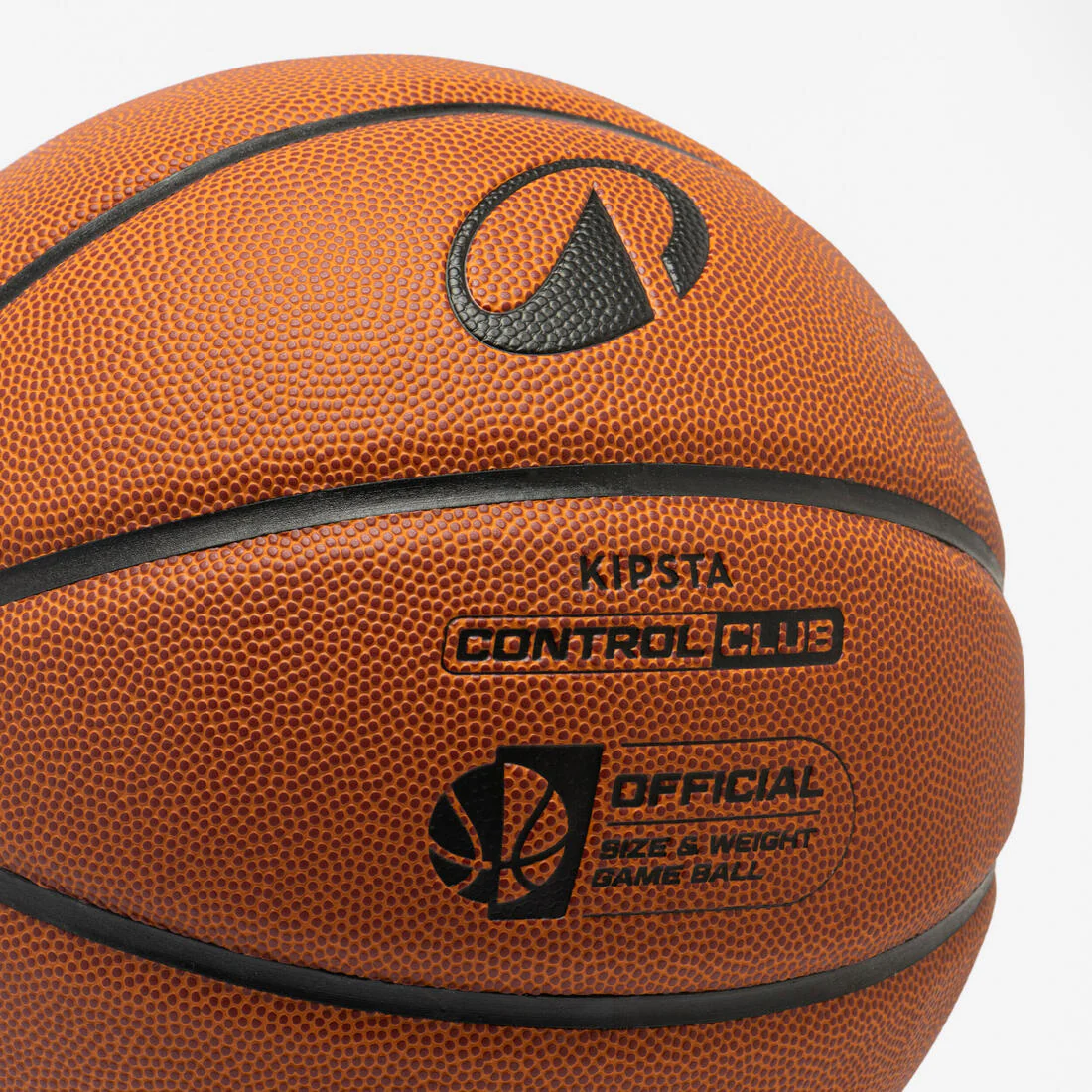 Size 6 Basketball Control Club BT100 - Brown - Image 3