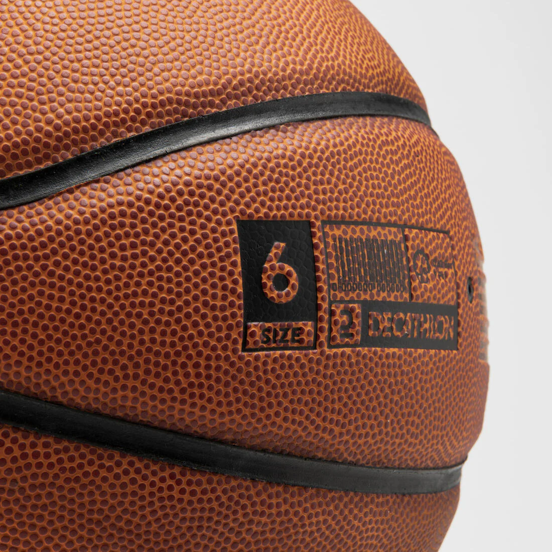Size 6 Basketball Control Club BT100 - Brown - Image 7