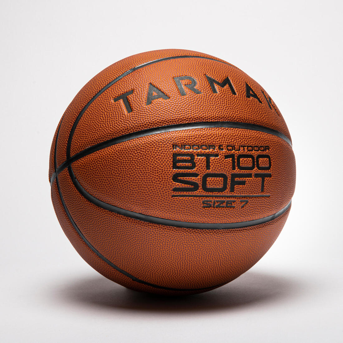 Size 7 Basketball BT100 for Men Ages 13 and Up - Orange - Image 2