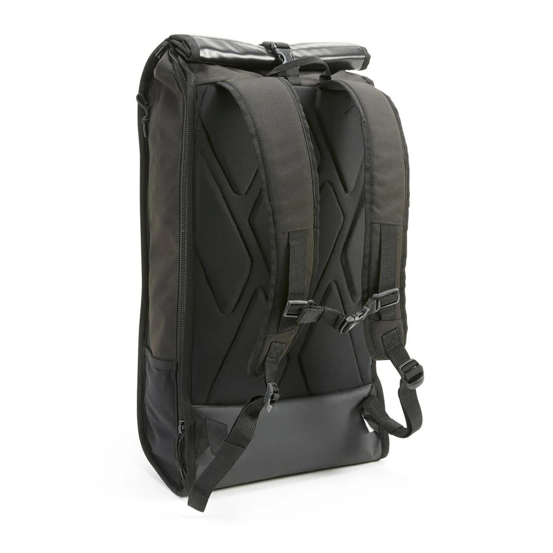 Skateboarding Backpack BG500 Rolltop 25L - Black - Image 2