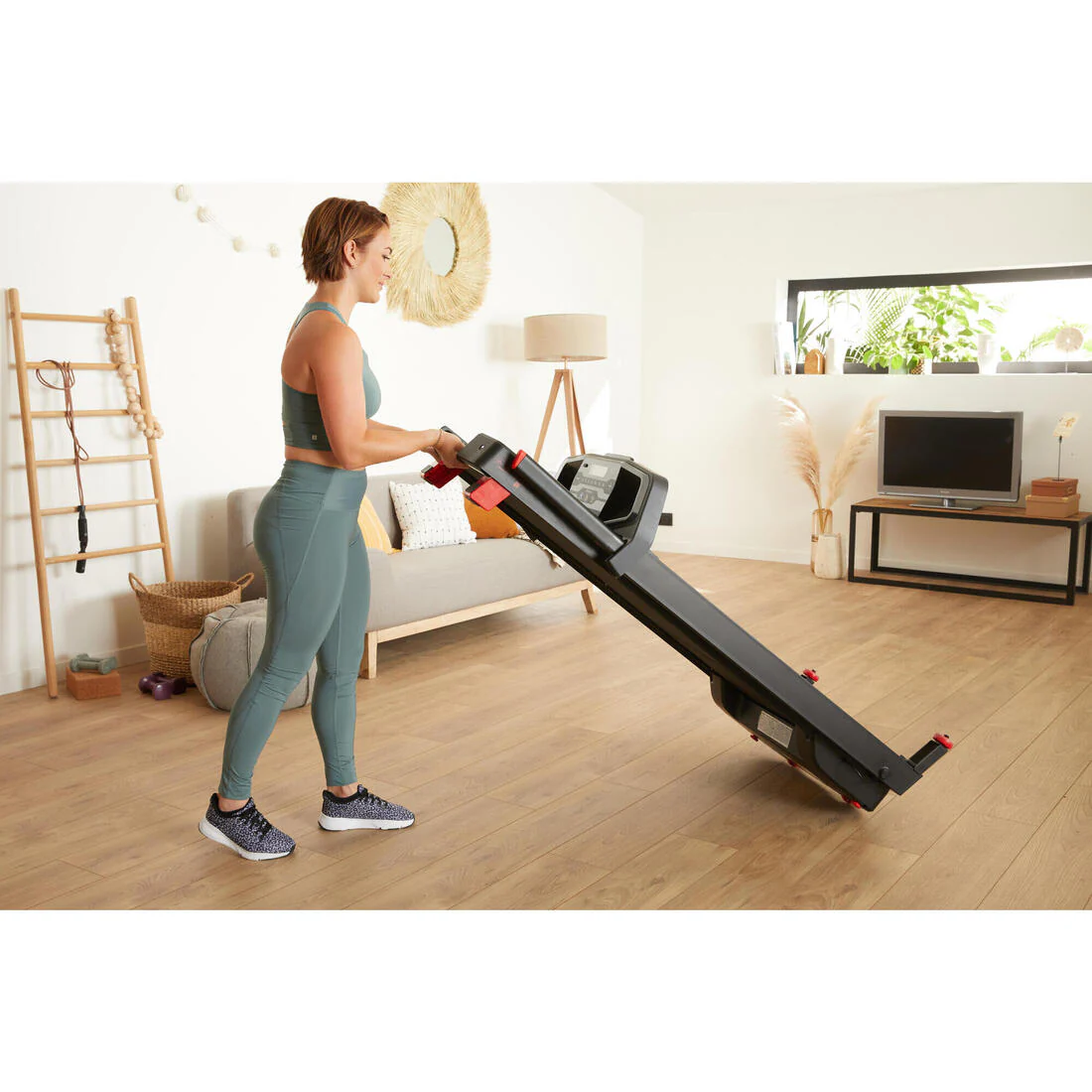 Smart Compact Treadmill RUN100e-A, 14 km/h, 45⨯120 cm - Image 6