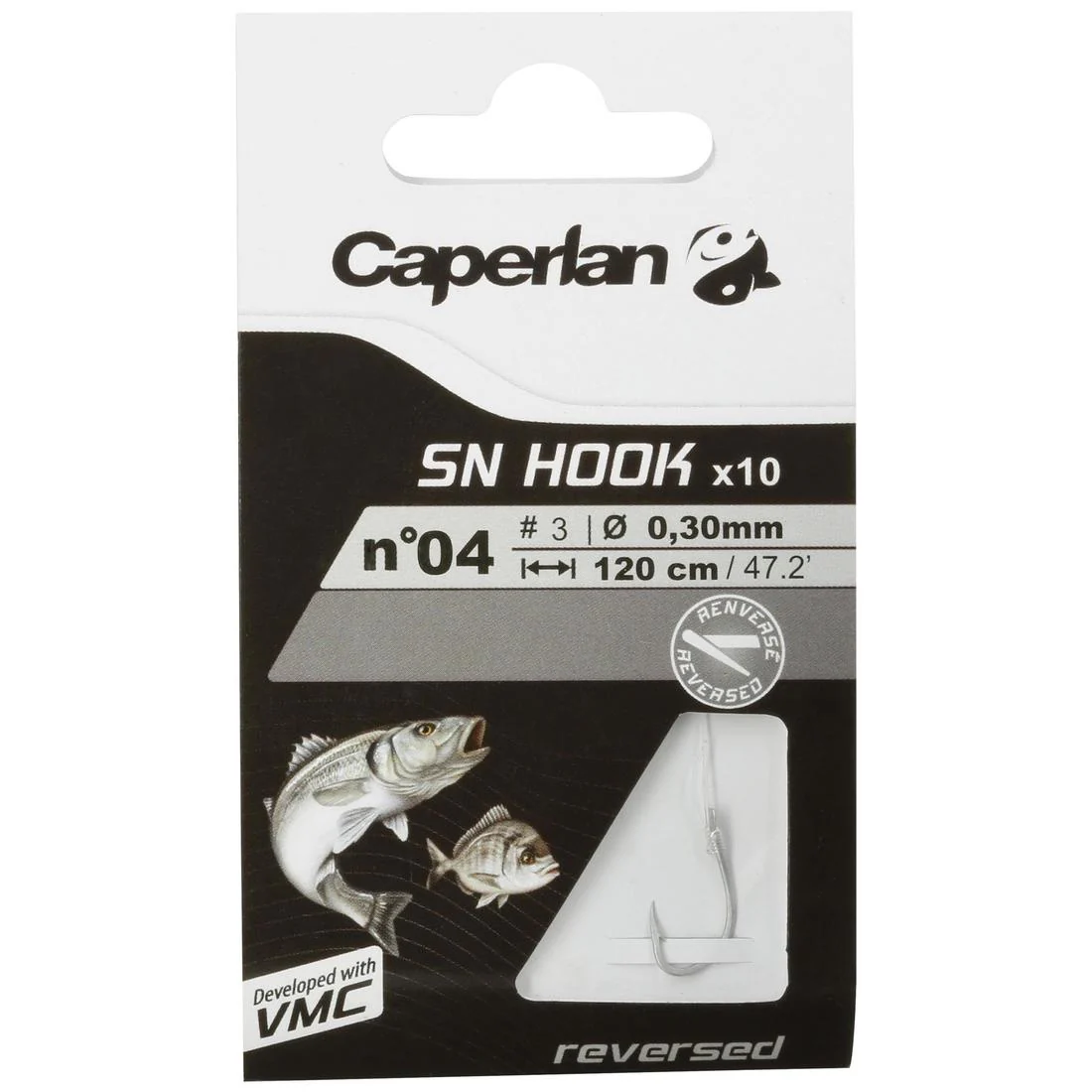 SN REVERSED spade-end hooks to line for sea fishing - Image 12