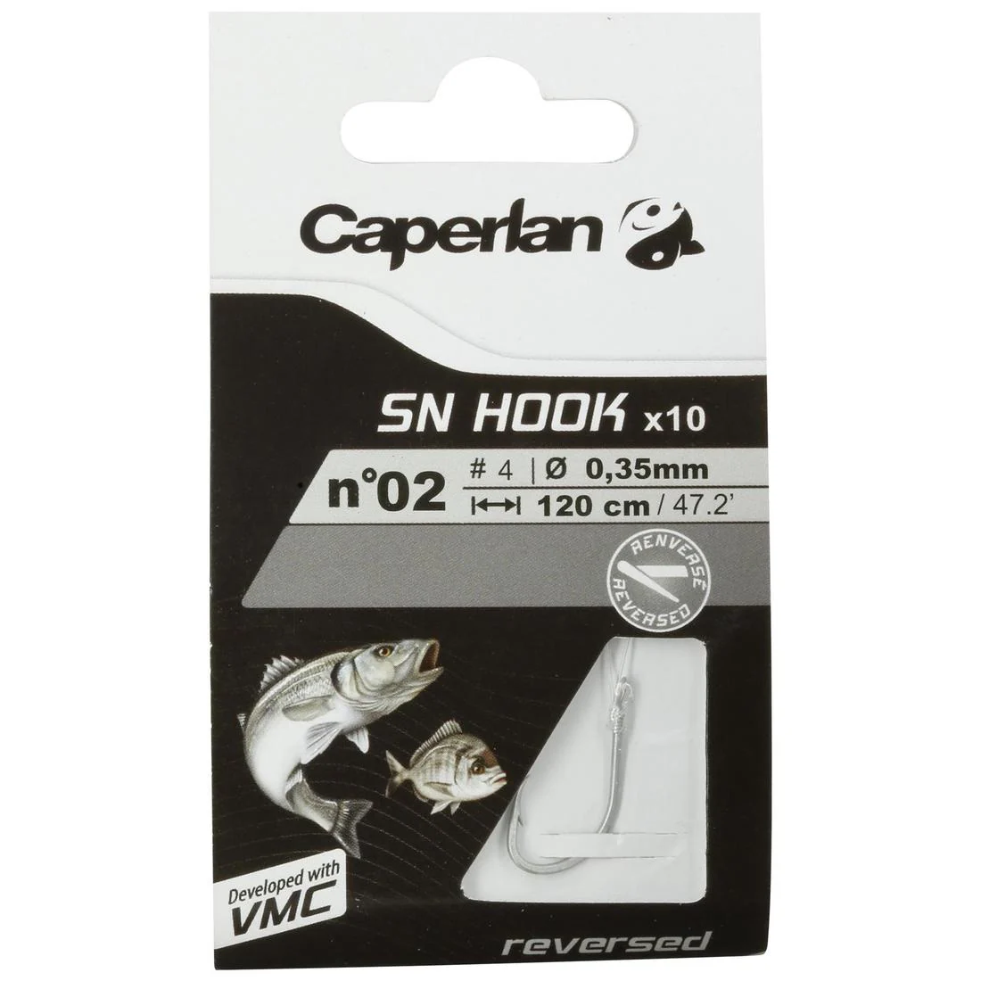 SN REVERSED spade-end hooks to line for sea fishing - Image 9
