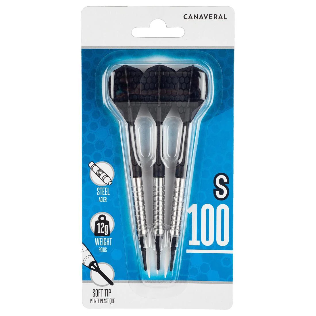 Soft Tip Darts 3 Pack Black - S100 - Image 4