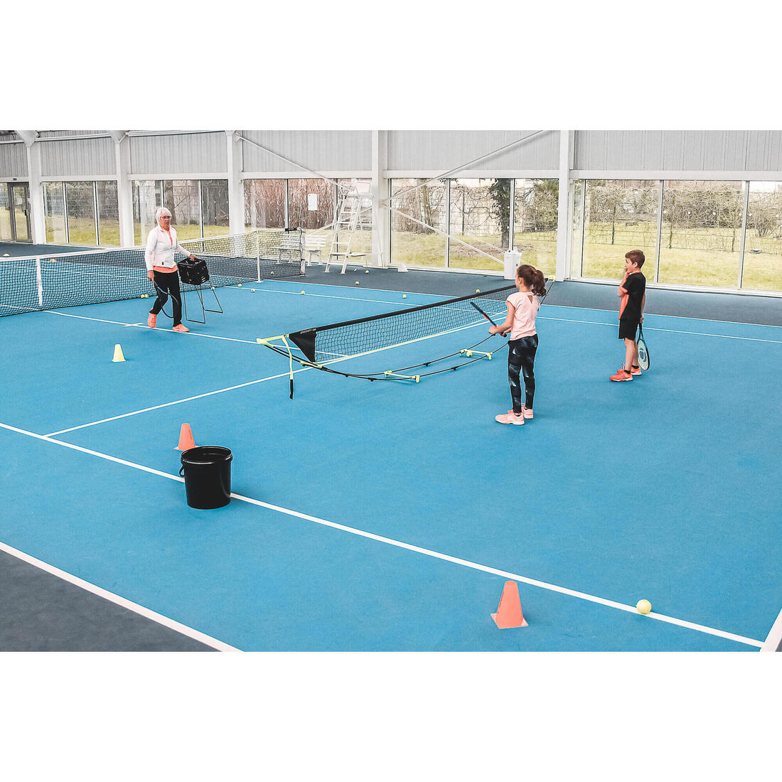 Speed 5 Metre Fold-Down Height Adjustable Tennis Net - Image 9