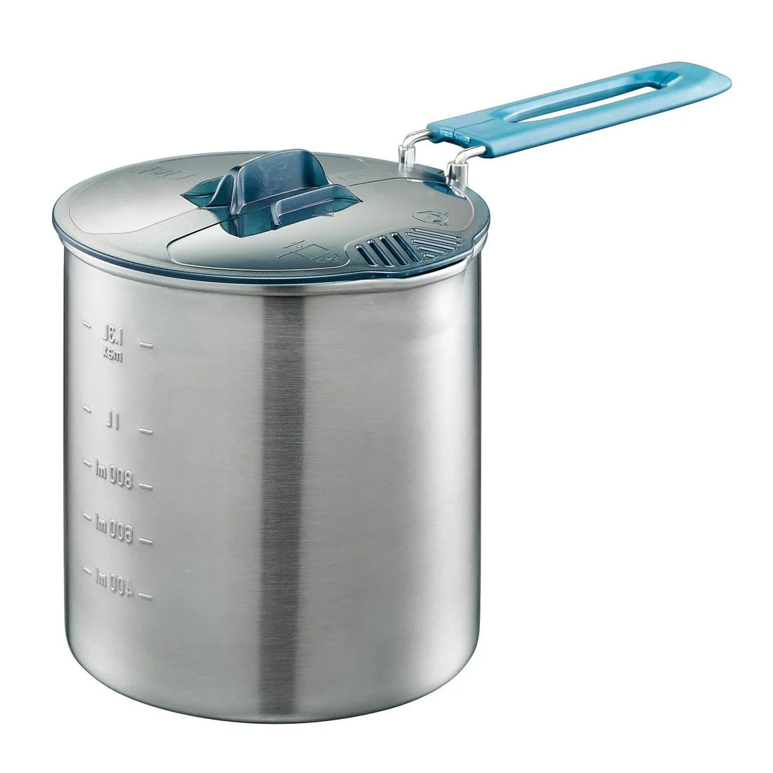 Stainless steel trekking cookset - 2-person - MT500 - Image 4
