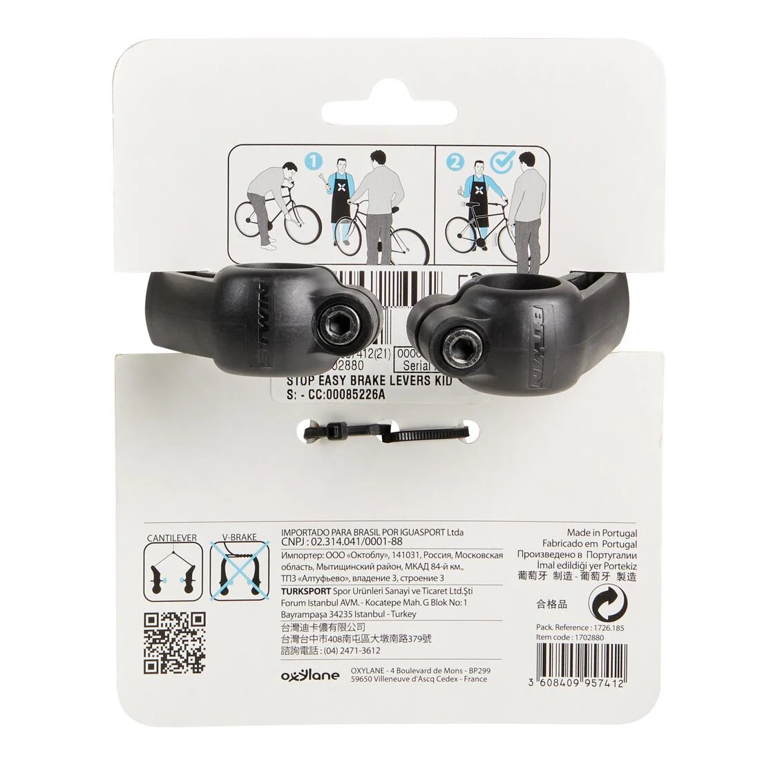 Stop Easy Kids' Bike Brake Lever x 2 - Image 2