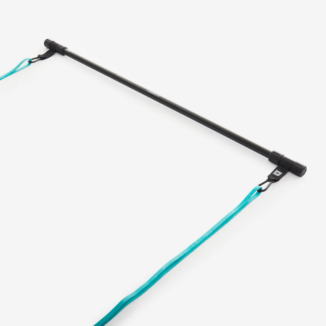 Strength Training Bar with Two 15 kg Bands - Image 2