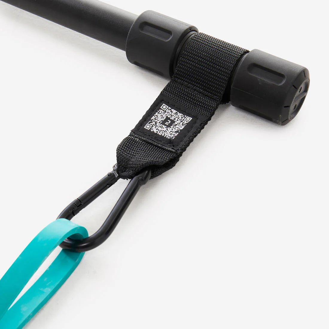 Strength Training Bar with Two 15 kg Bands - Image 3