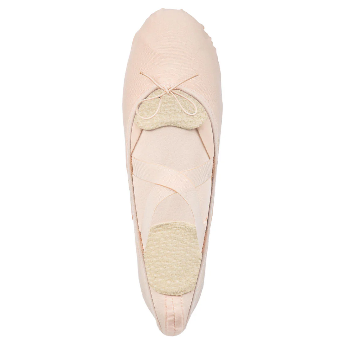 Stretch Canvas Split-Sole Demi-Pointe Ballet Shoes Size 7 to 7.5 - Salmon - Image 4