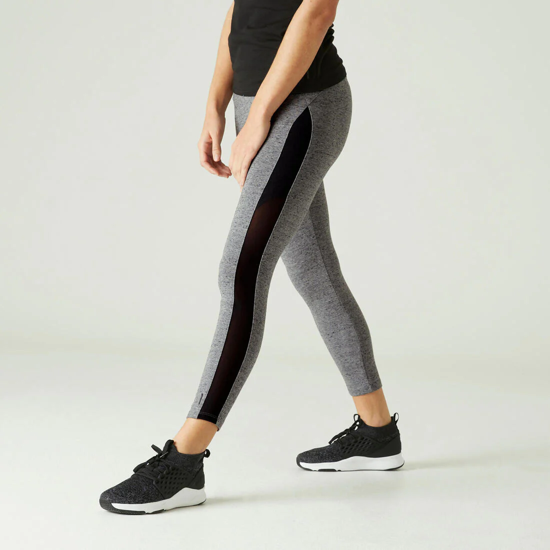 Stretchy Fitness Cotton Capri Leggings - Image 2