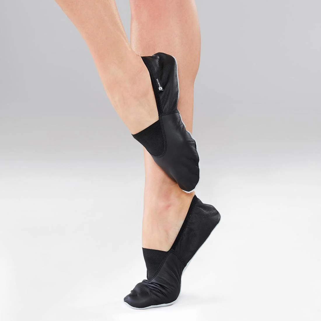Supple Leather Modern Jazz Dance Shoes Size 11.5C to 6½ - Black - Image 4