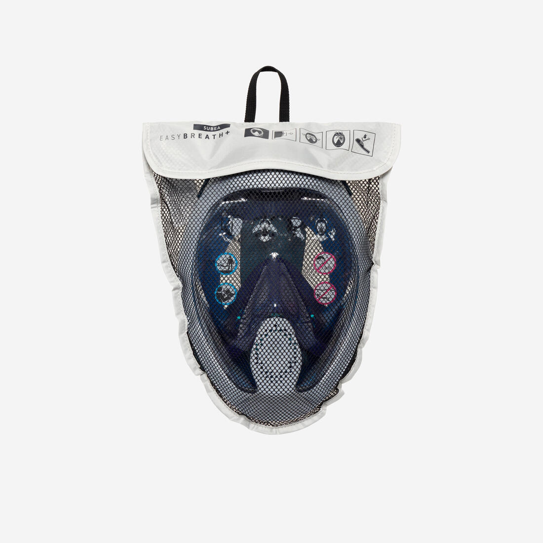 Surface snorkelling mask Easybreath + with acoustic valve > age 10 Lagoon - Image 21
