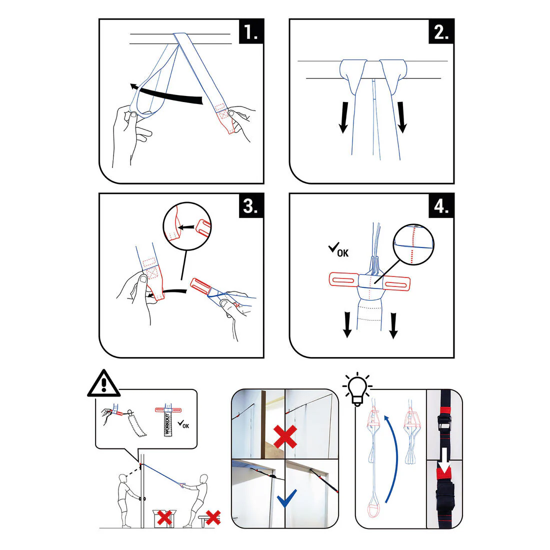 Suspension Trainer - Blue/Red - Image 3