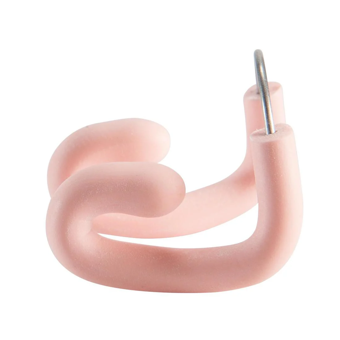 Swimming adjustable stainless steel-latex nose clip pastel pink - Image 4