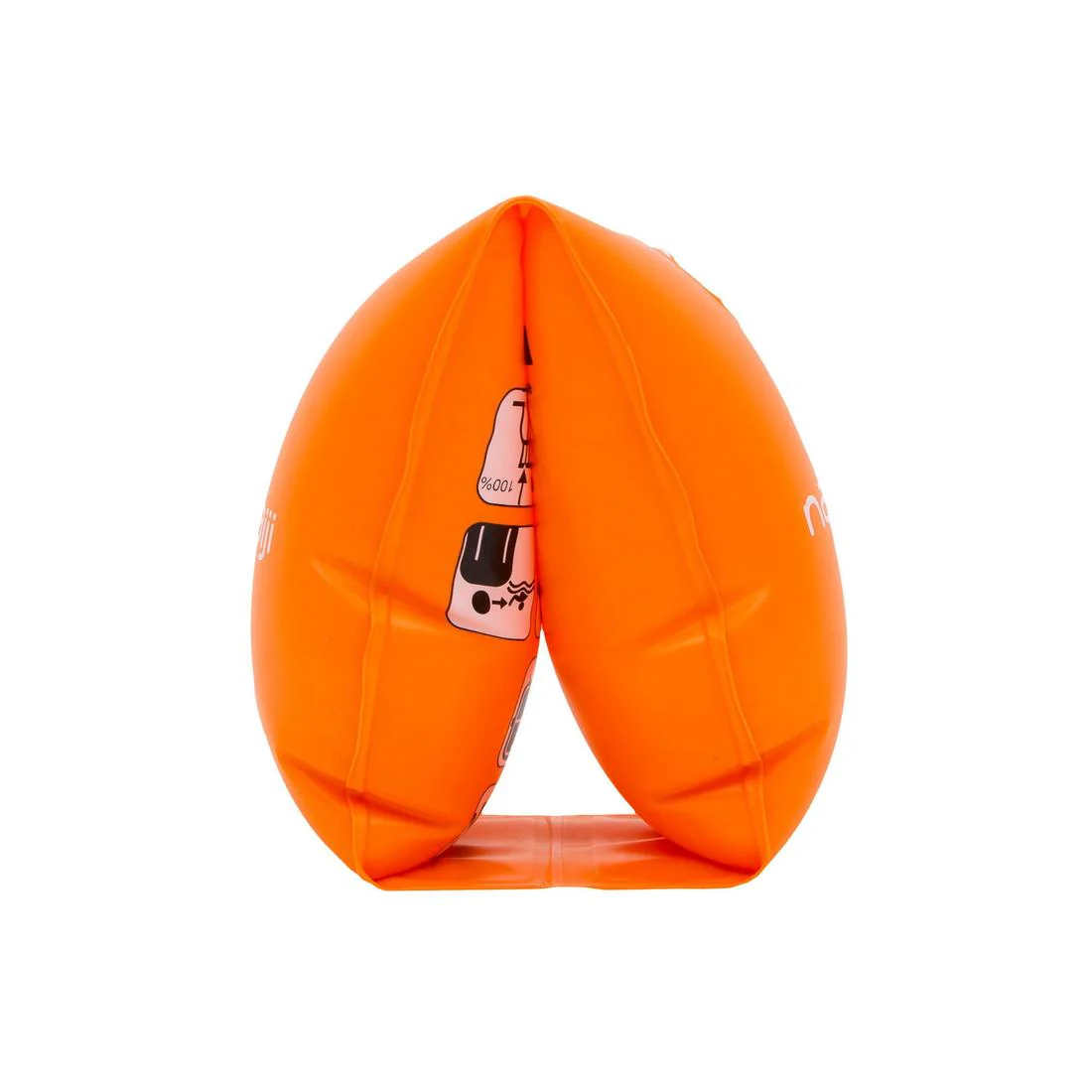 Swimming armbands for 11-30 kg kids - orange - Image 3