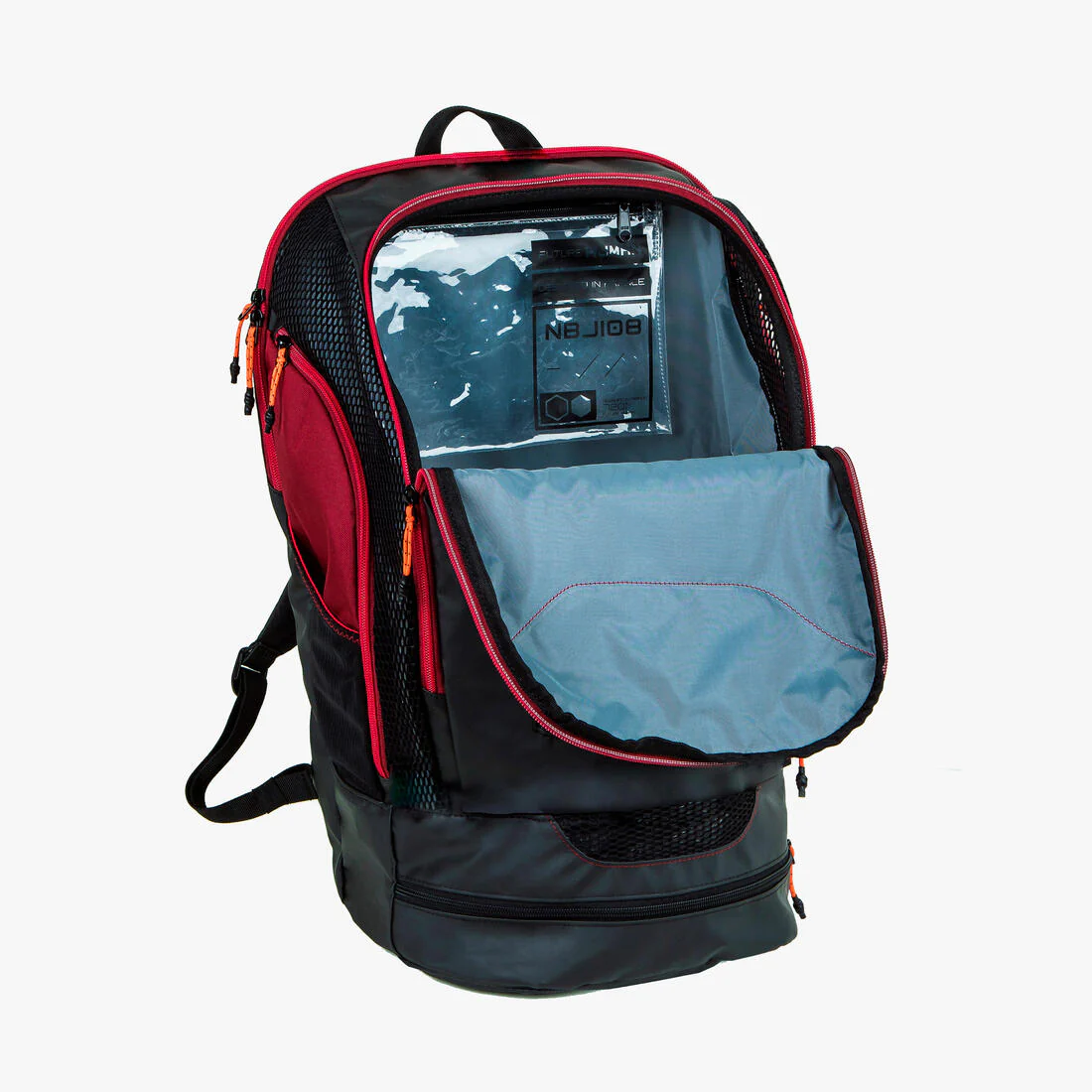 Swimming Backpack 40L 900 black red - Image 5