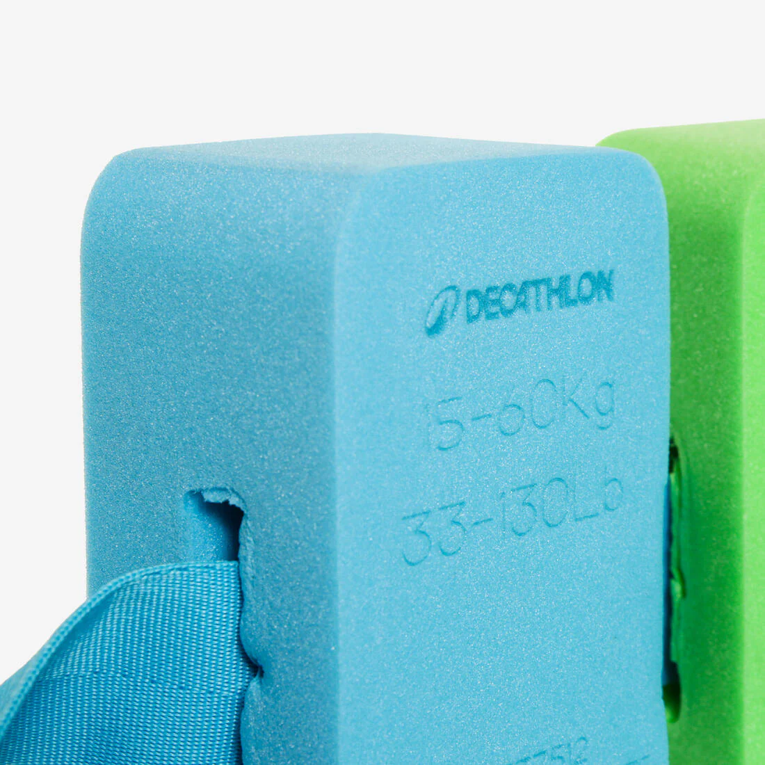 Swimming belt 15-60 kg with blue green foam floats - Image 4