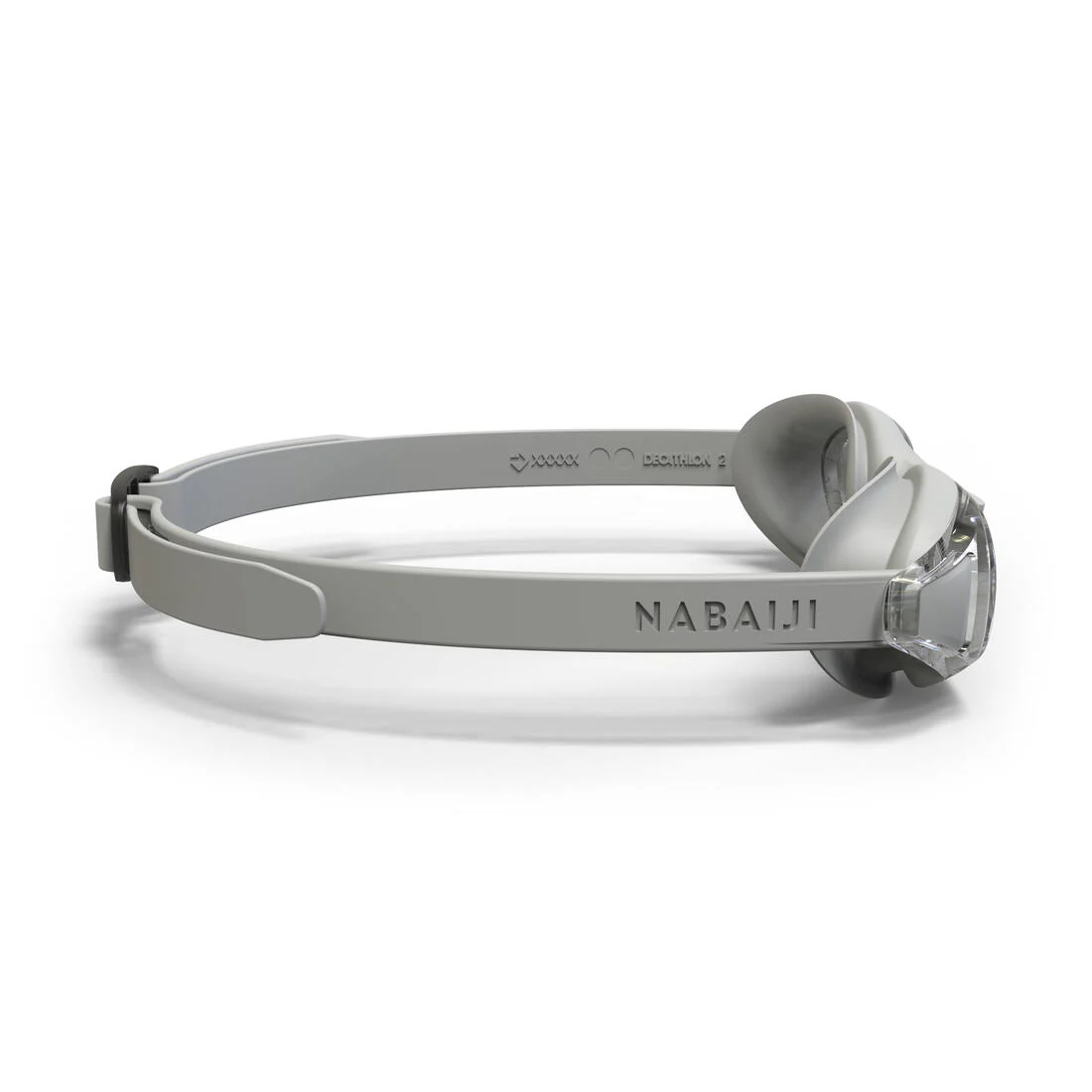 Swimming Goggles Anti-Fog Lenses Grey - Image 2