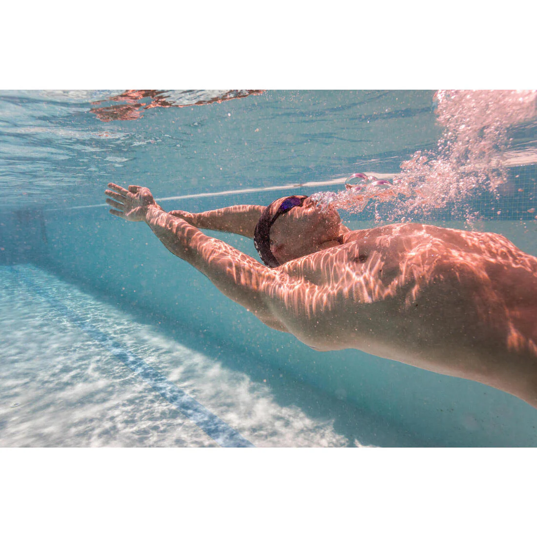 Swimming goggles One Size Fits All - Bfast black mirror orange fire - Image 10
