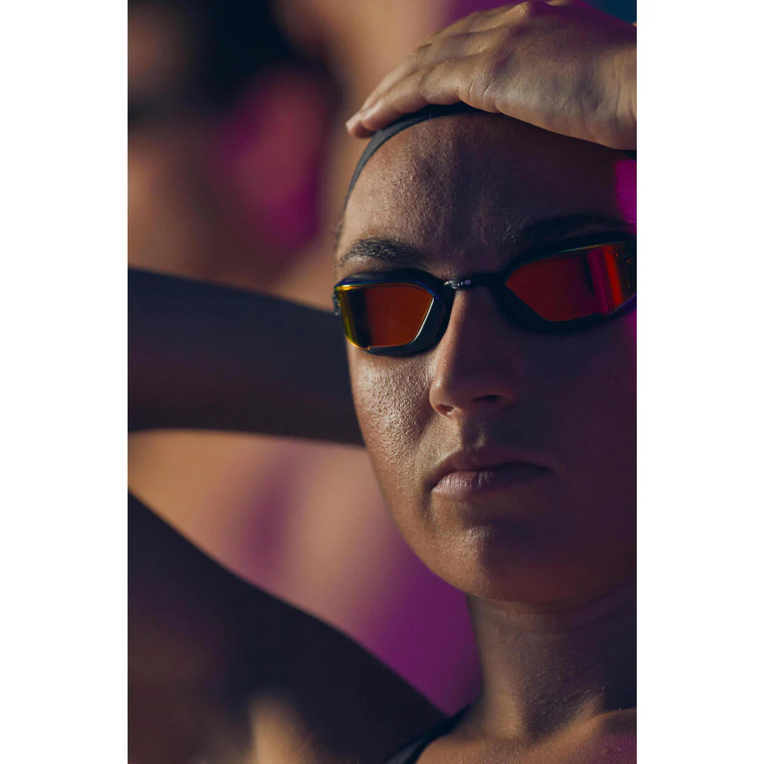 Swimming goggles One Size Fits All - Bfast black mirror orange fire - Image 28