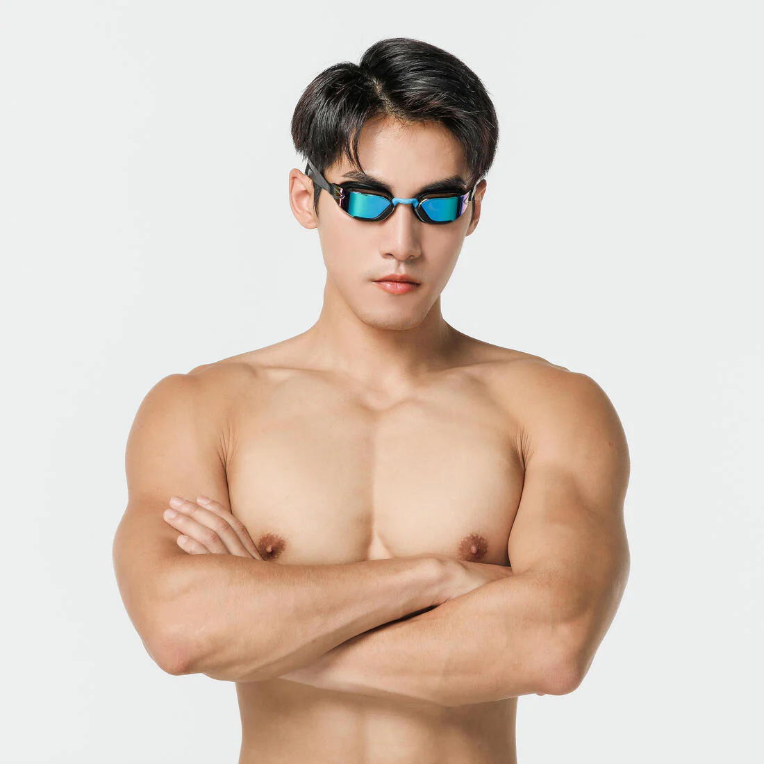 Swimming goggles One Size Fits All - Bfast black mirror orange fire - Image 8