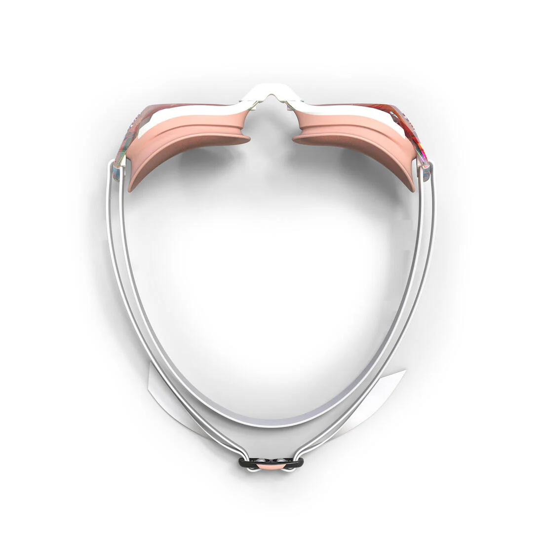 Swimming goggles One Size Fits All - Bfit white mirror lenses pink pearl - Image 14