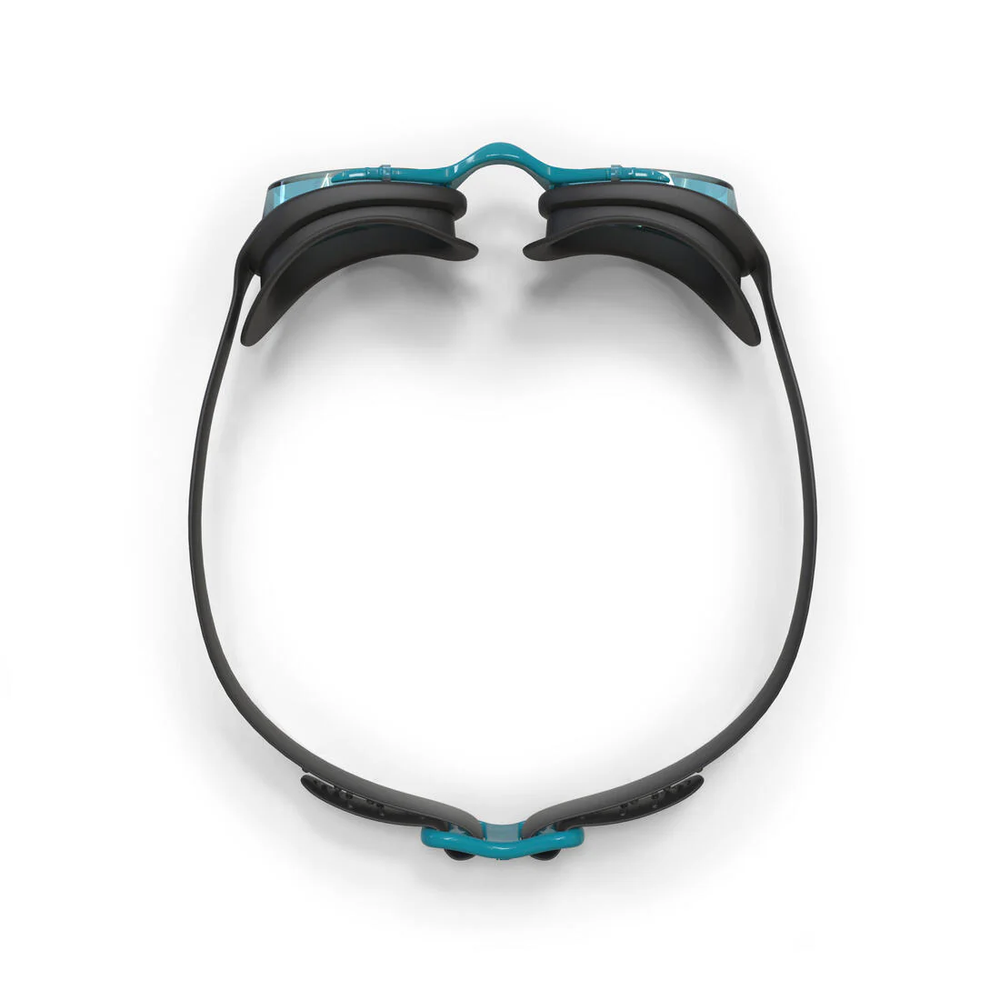 Swimming goggles XBASE - Clear lenses - One size - Black blue - Image 4