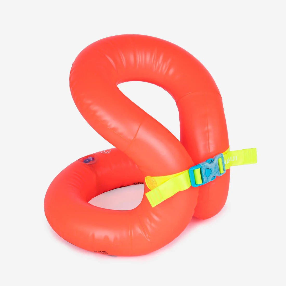 Swimming inflatable life vest for 19-30 kg - orange