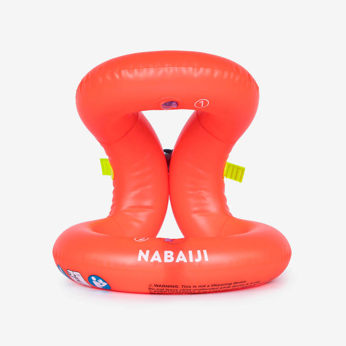 Swimming inflatable life vest for 19-30 kg - orange - Image 4