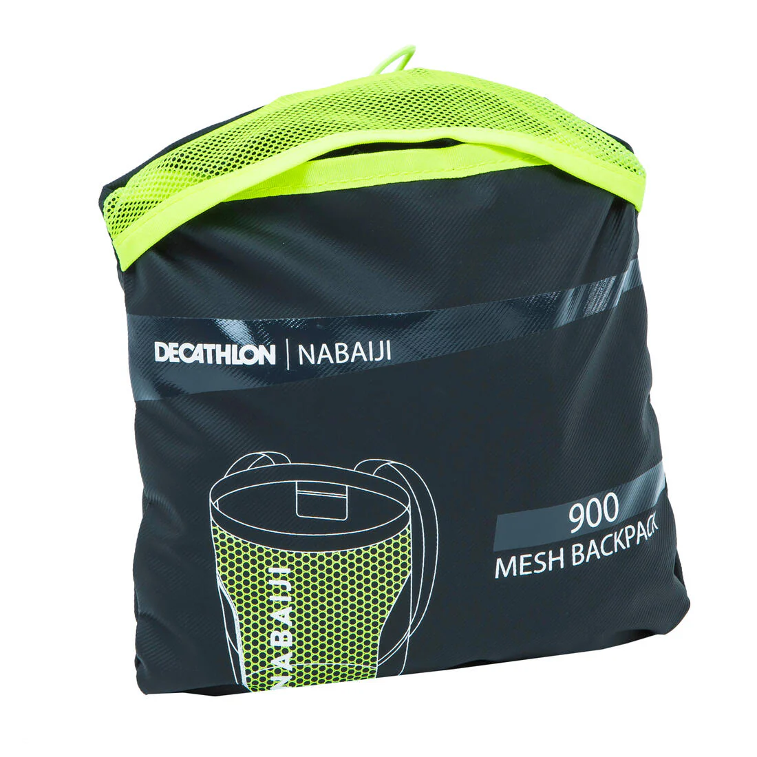 Swimming mesh pool bag 900 yellow - Image 6