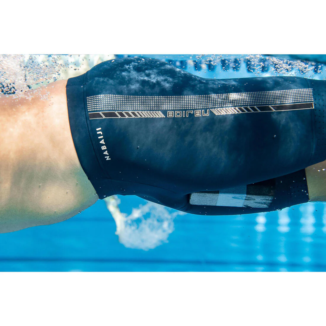 Swimming Pullbuoy 500 Size L BLACK BLUE - Image 8