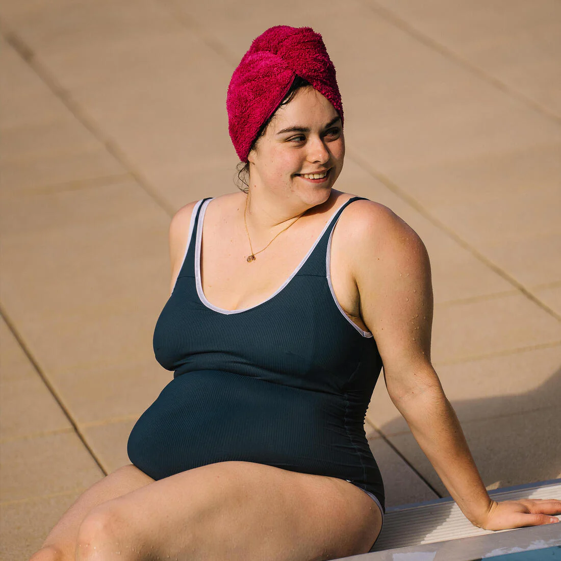 Swimming Soft Microfibre Hair Towel - Image 6