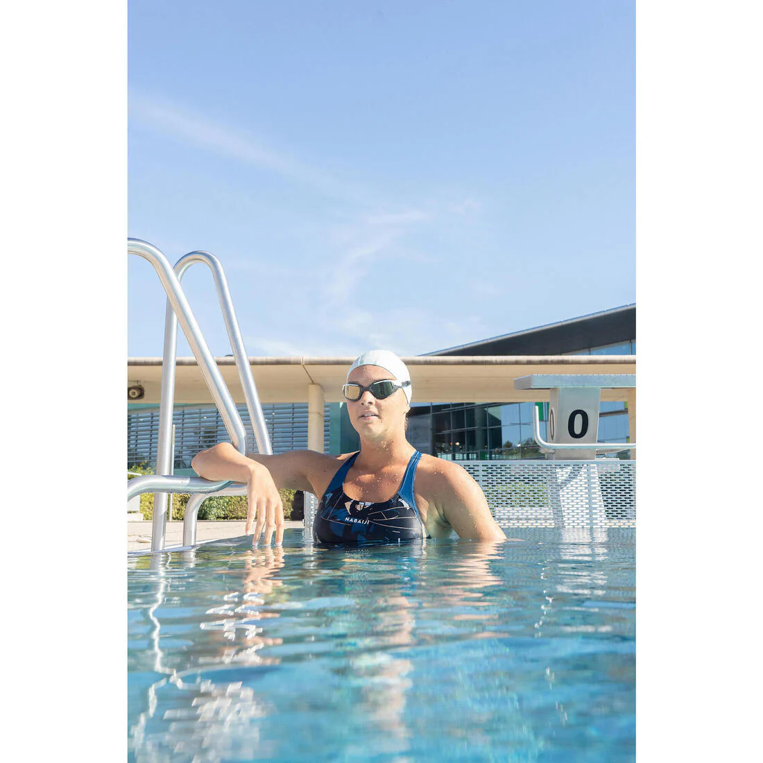 Swimming SPIRIT goggles - Mirror lenses - Large - Black beige white - Image 12