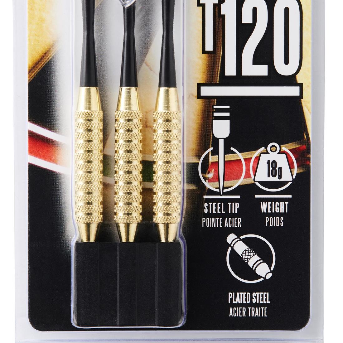 T120 Steel-Tipped Darts Tri-Pack - Image 6