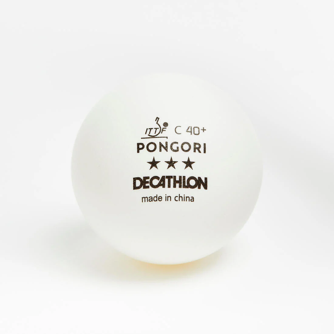 Table Tennis Balls TTB 900C 40+ 3* x 4 - White - Image 3