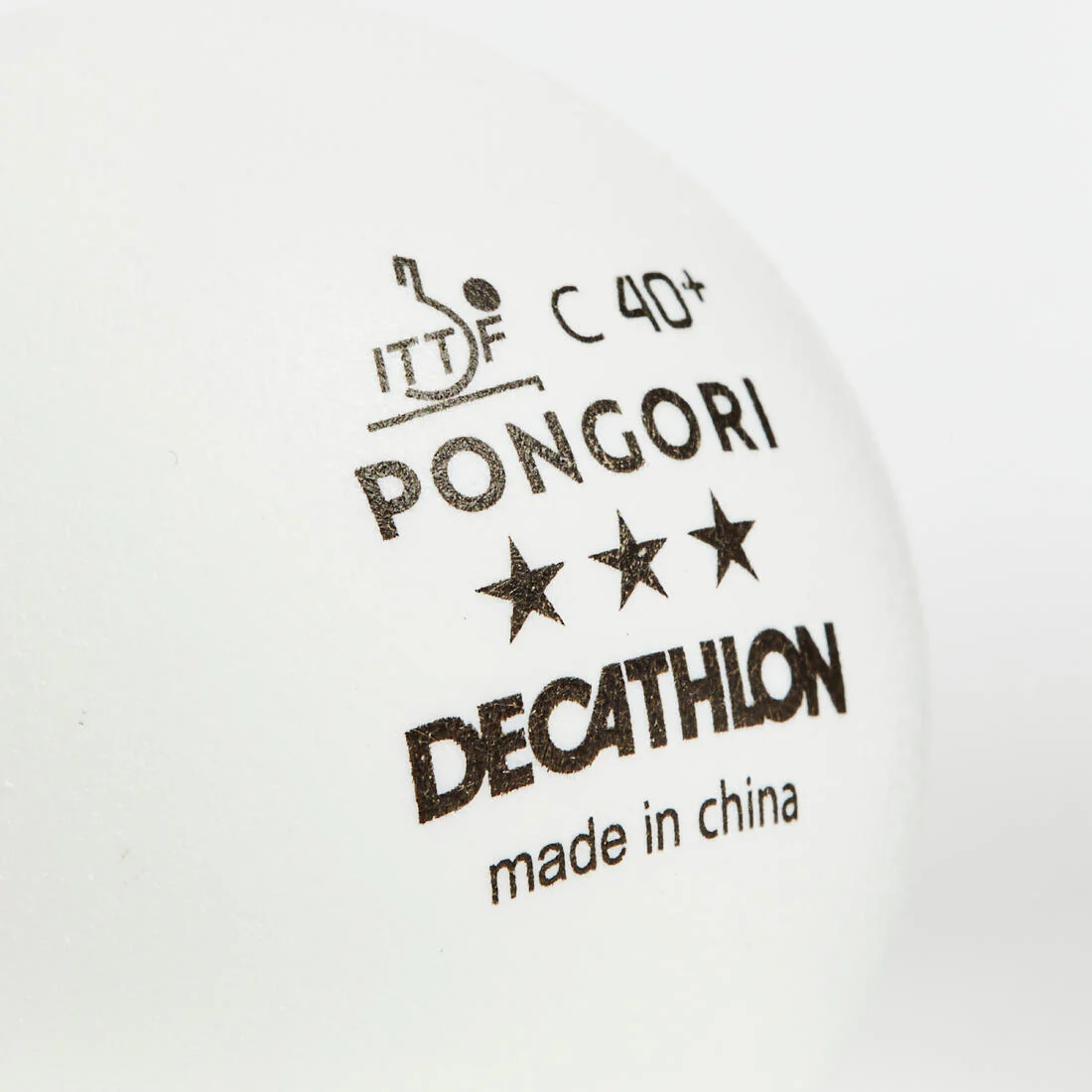 Table Tennis Balls TTB 900C 40+ 3* x 4 - White - Image 4