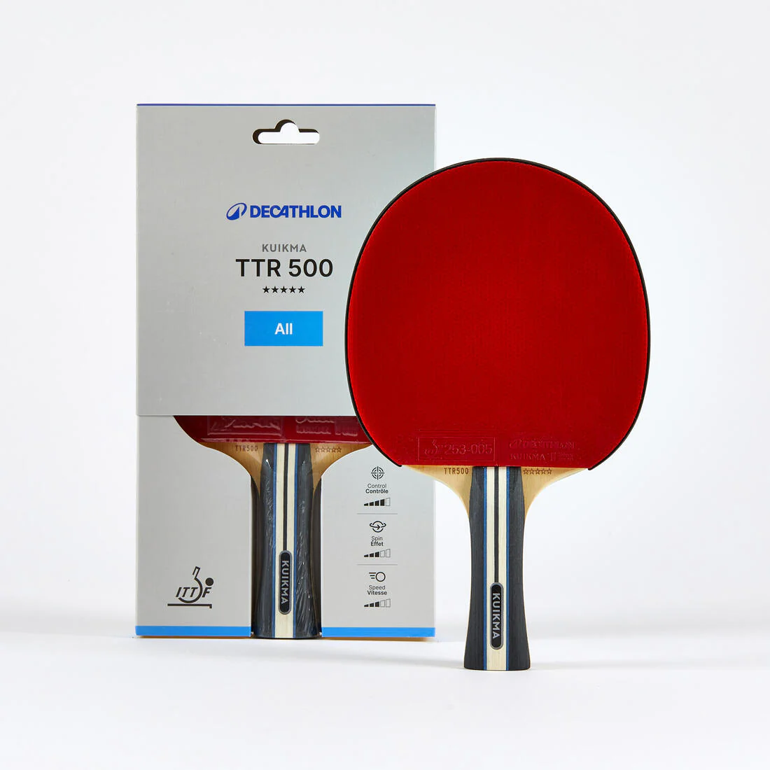 Table Tennis Bat TTR 500 Versatile 5* ITTF Club