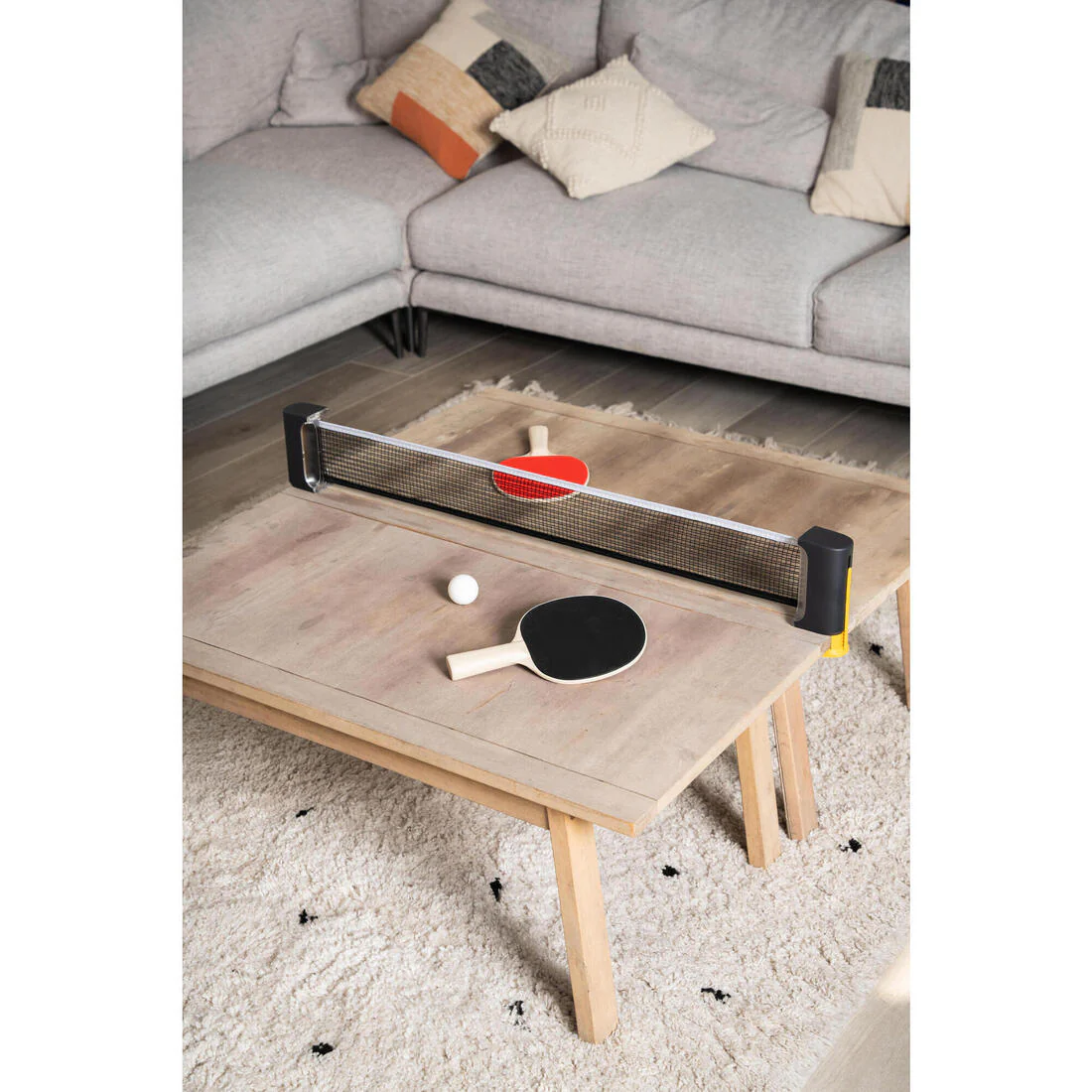 Table Tennis Set for Small Tables with Rollnet + 2 PPR100 Bats + 2 Balls - Image 15
