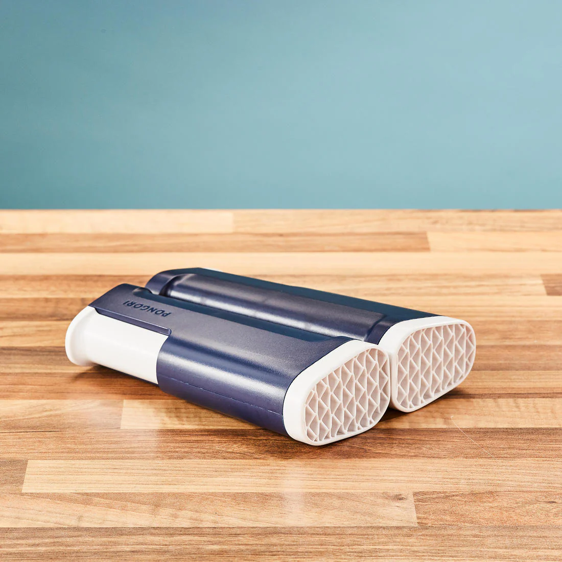 Table Tennis Set with Posts and Adjustable Rollnet - Blue/White - Image 7