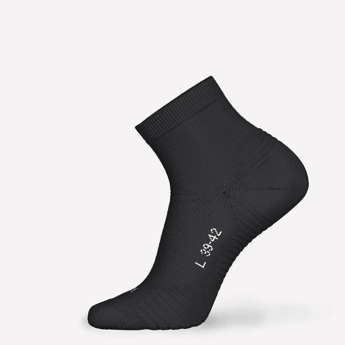 Thick Running Socks Mid Pack of 2 Pairs Run 500 - Image 4