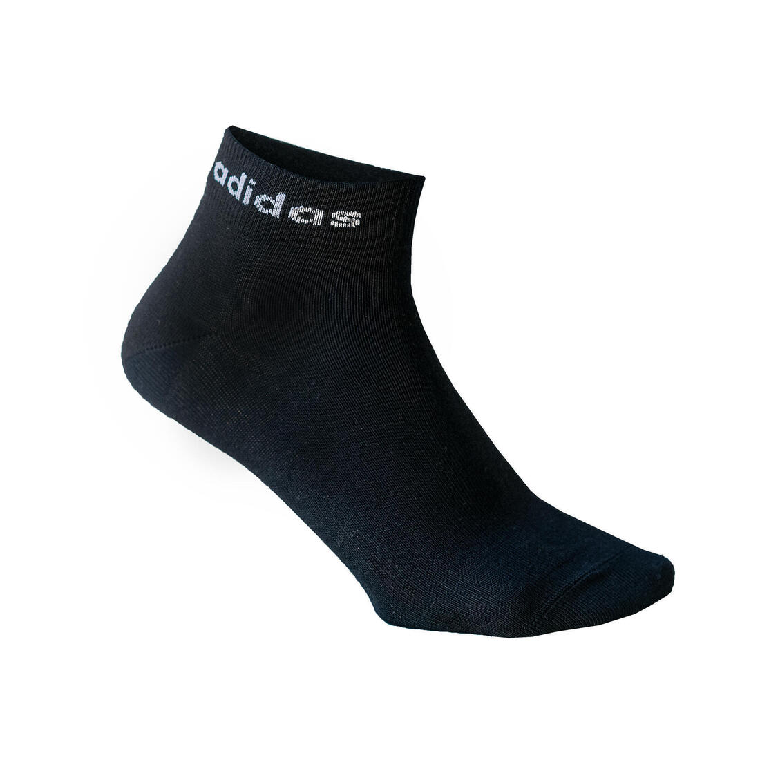 Thin Mid Sports Socks Tri-Pack - Black/White/Grey - Image 4