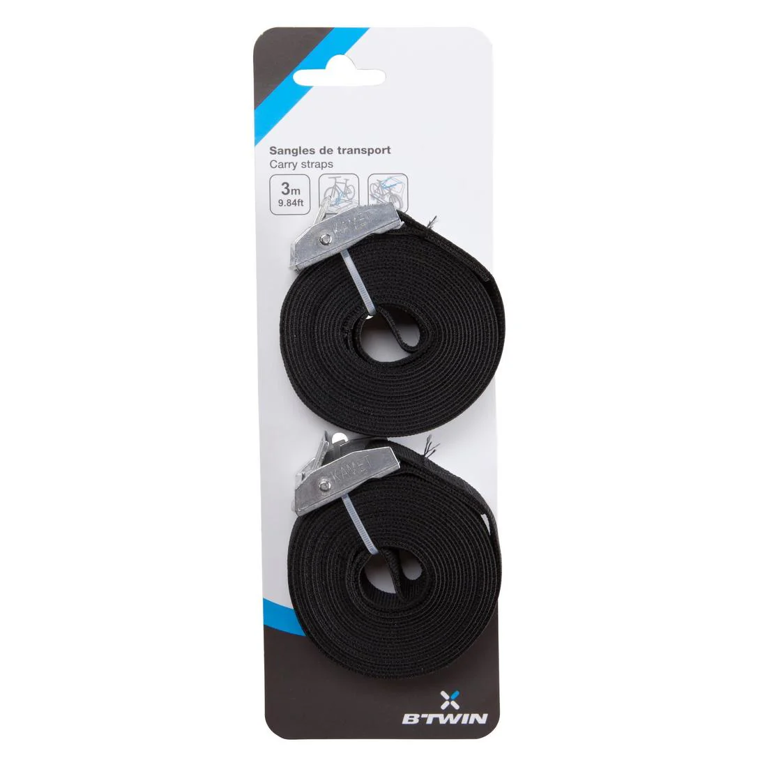 Tightening Strap Kit 2 x 3 m - Black - Image 7