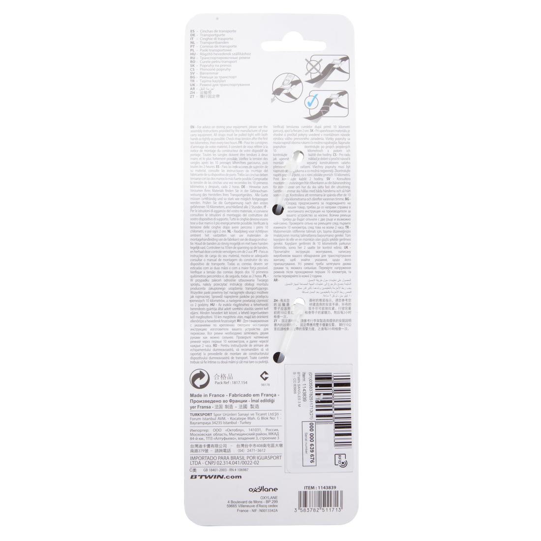 Tightening Strap Kit 2 x 3 m - Black - Image 8