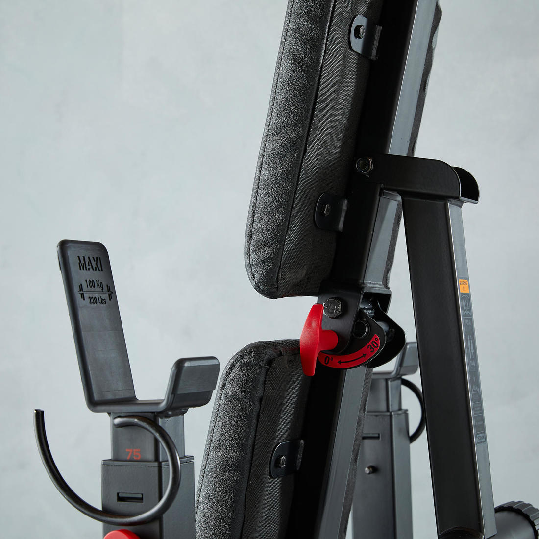 Tiltable Weights Bench with Collapsible Pegs - Bench Press Fold - Image 14