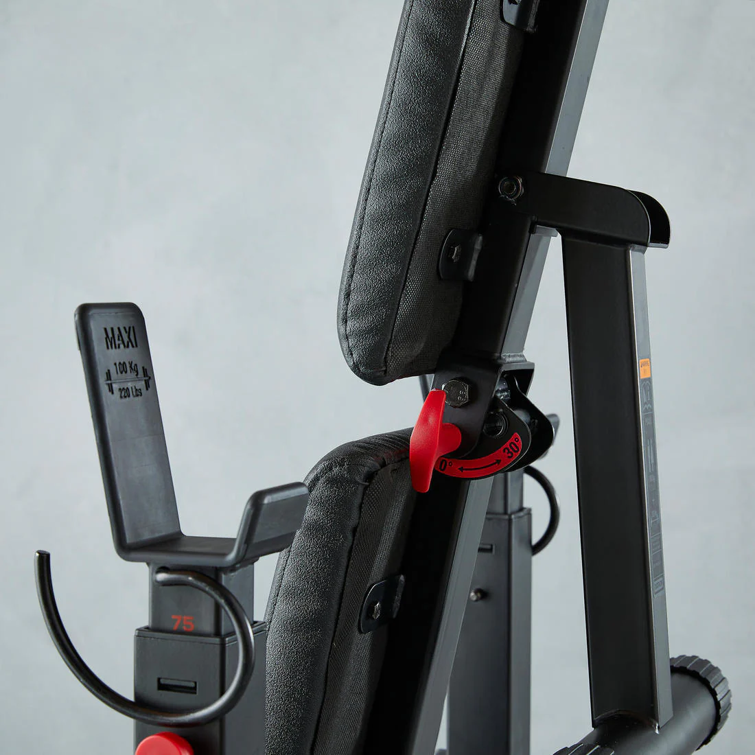 Tiltable Weights Bench with Collapsible Pegs - Bench Press Fold - Image 21